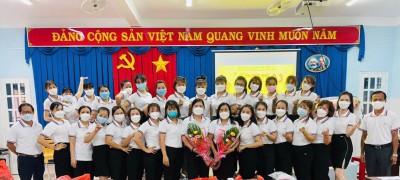 Ngày 08 tháng 03 năm 2022 Công đoàn Trường mầm non An Điền tổ chức buổi sinh hoạt cho các công đoàn viên. Nhân ngày Quốc tế phụ nữ 8- 3.