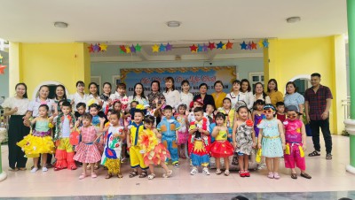 Chào mừng kỷ niệm 40 năm ngày Nhà giáo Việt Nam. Trường mầm non An Điền tổ chức hội thi " Thử tài nghệ thuật".